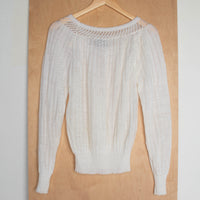 70s Cloud Open Knit Sweater