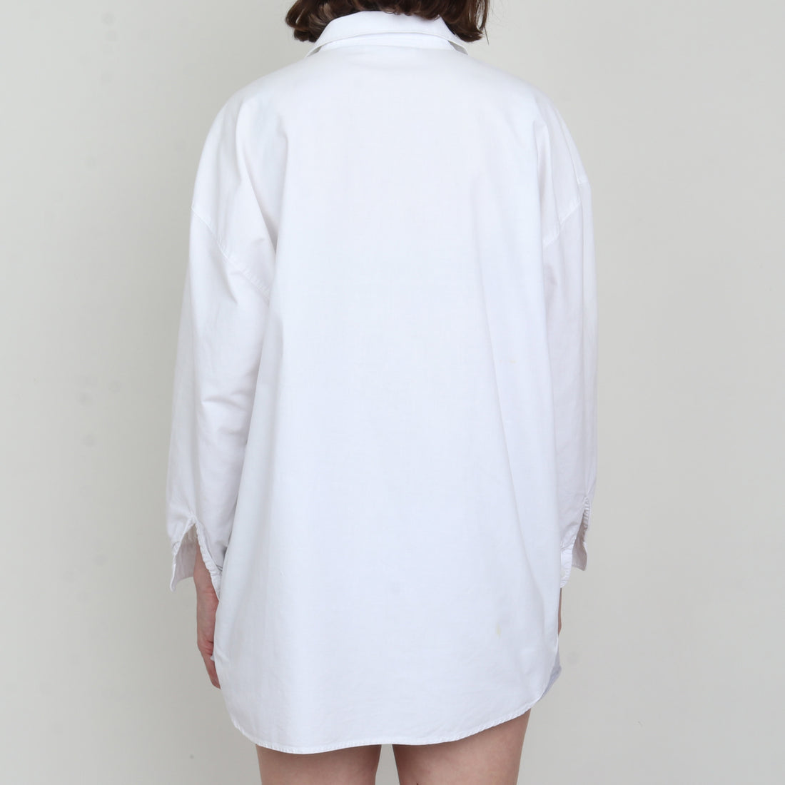 White Cotton Oversize Shirt