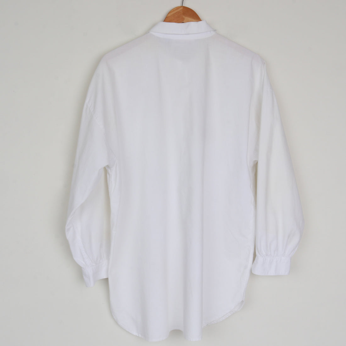 White Cotton Oversize Shirt