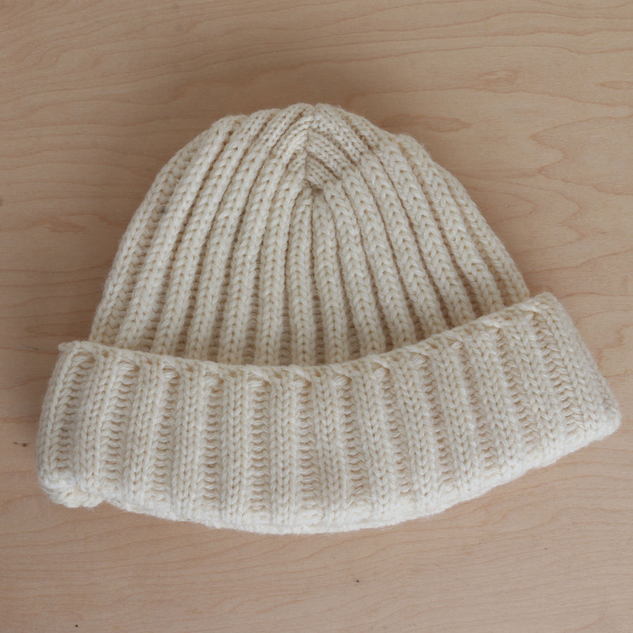 70s Pendleton Cream Wool Beanie