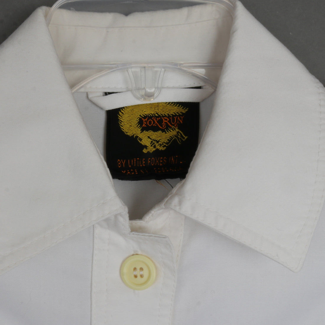 70s White Safari Jacket XS