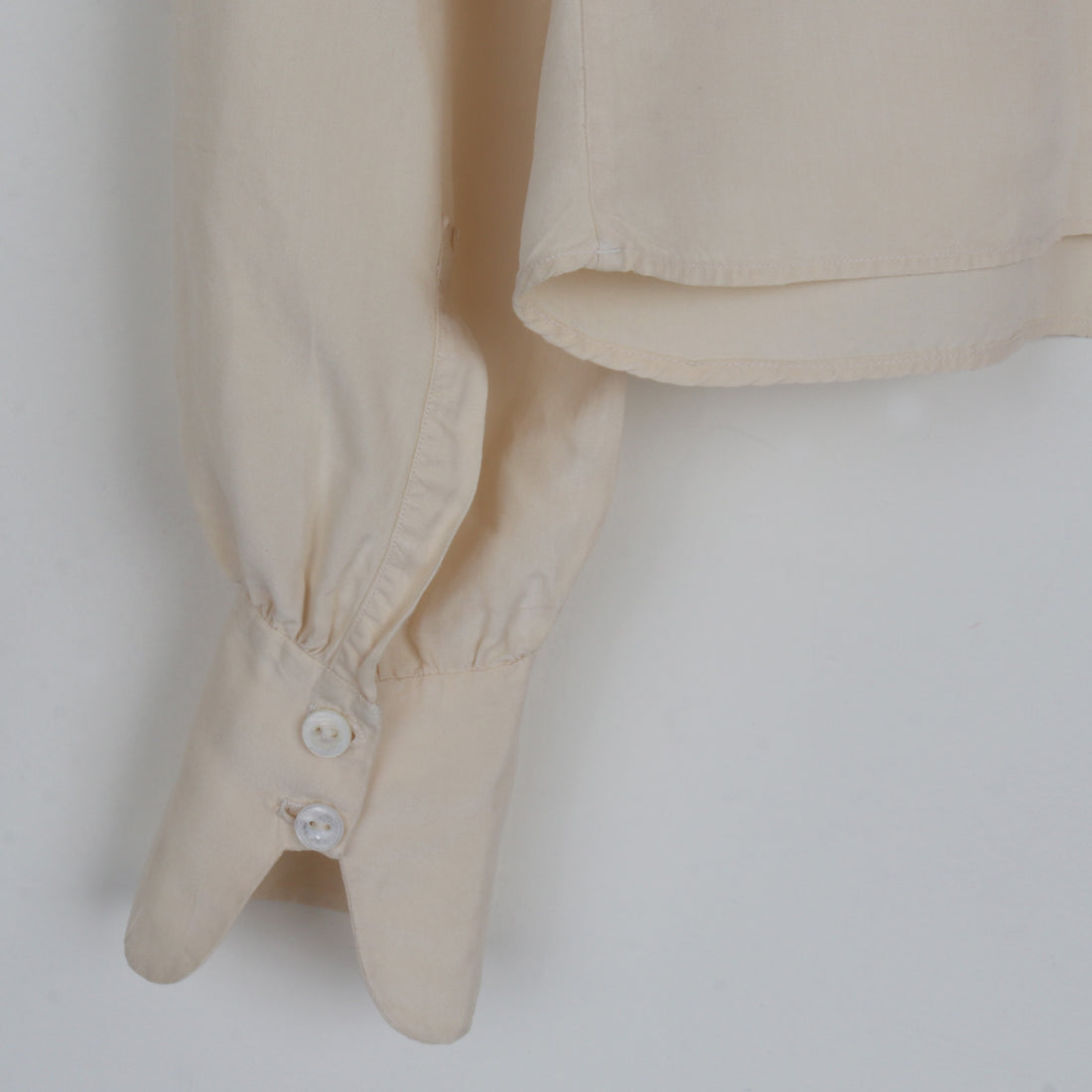 1950s Cream Silk Blouse XS/S