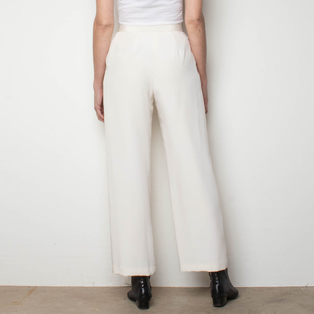 Silk Draped Trouser