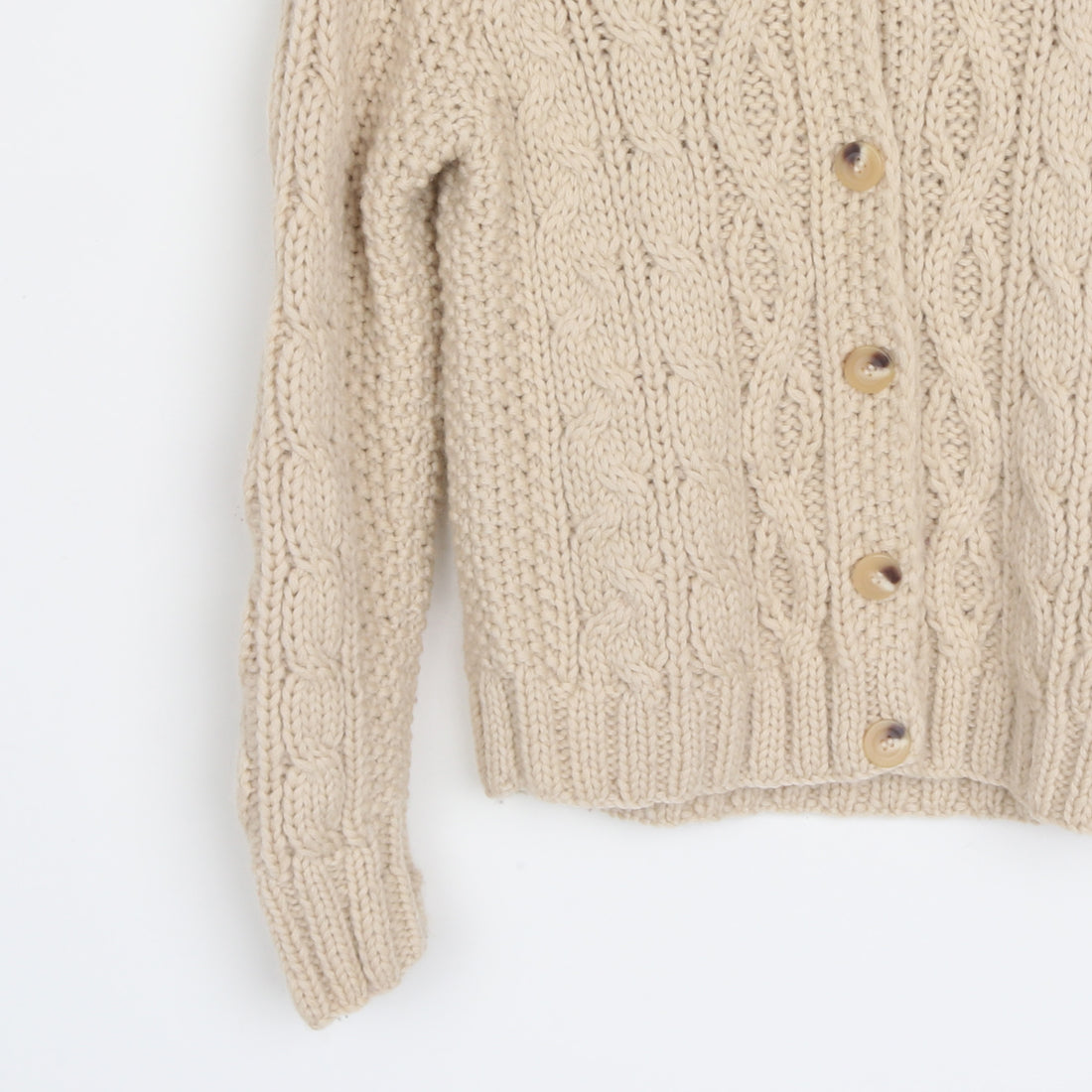 Aran Wool Cardigan S/M