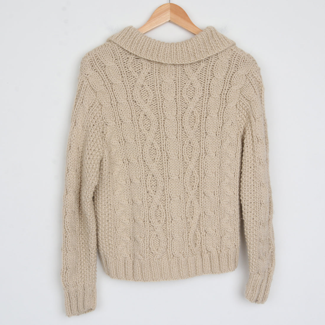 Aran Wool Cardigan S/M