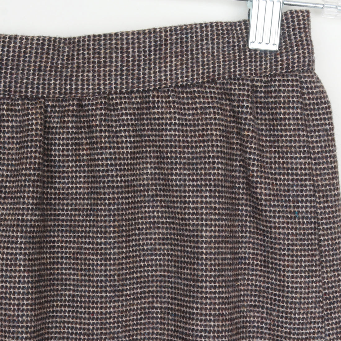 Wool Puff Sleeve Skirt Suit