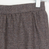 Wool Puff Sleeve Skirt Suit