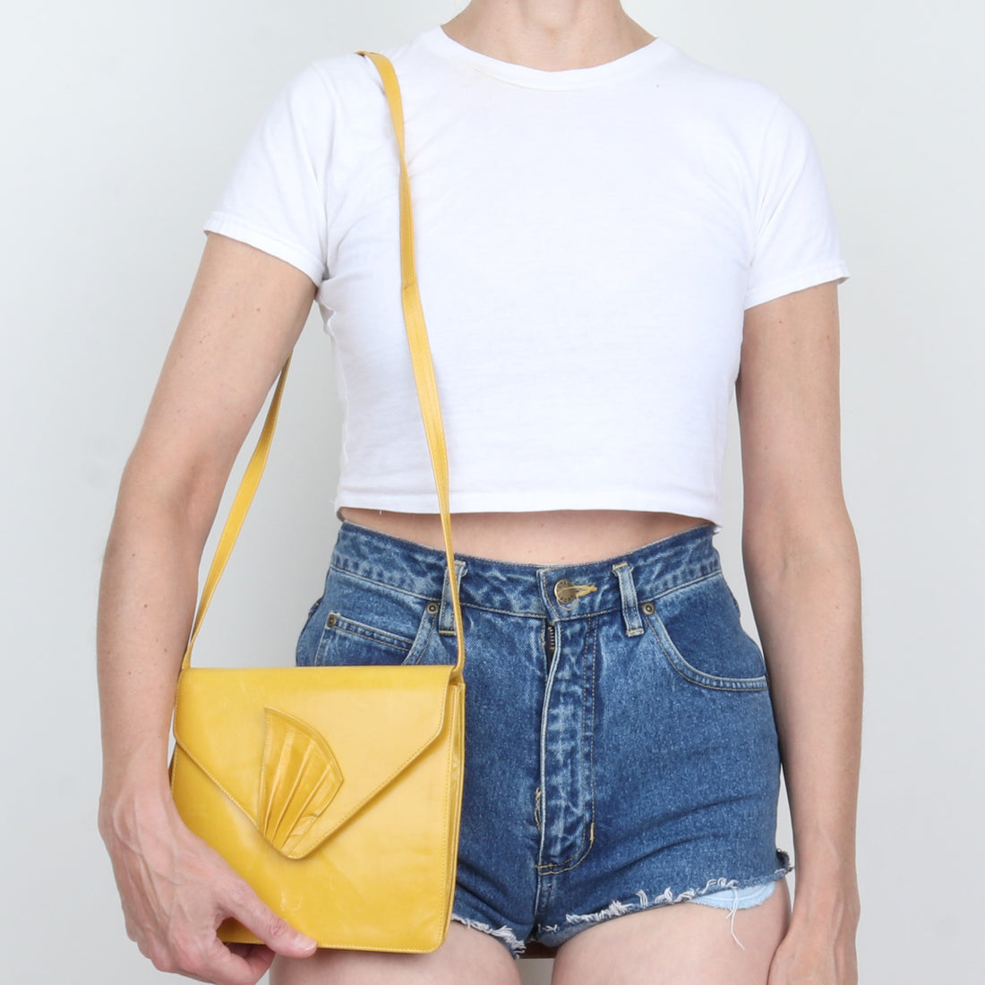 Yellow Leather Purse