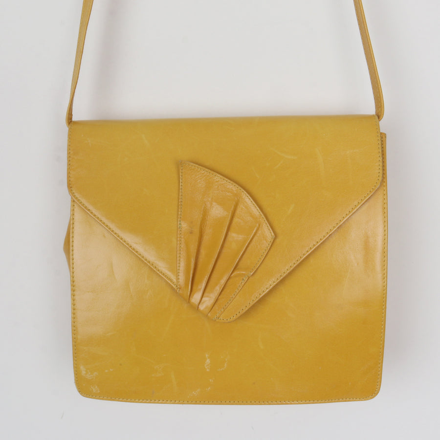 Yellow Leather Purse