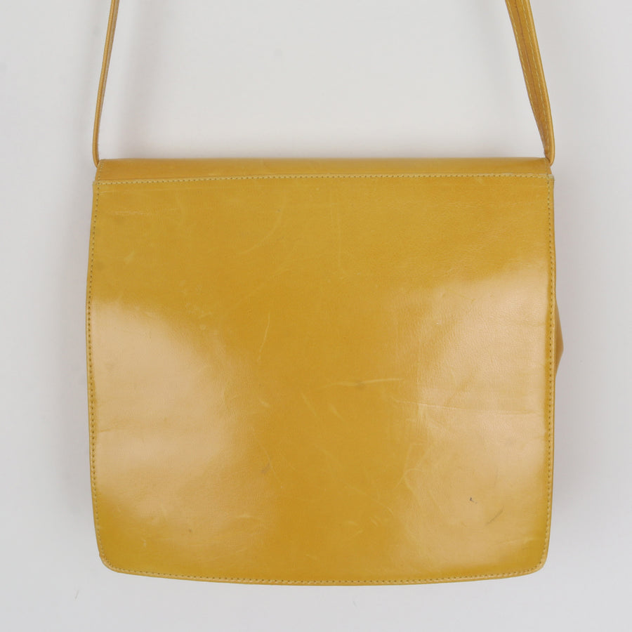 Yellow Leather Purse