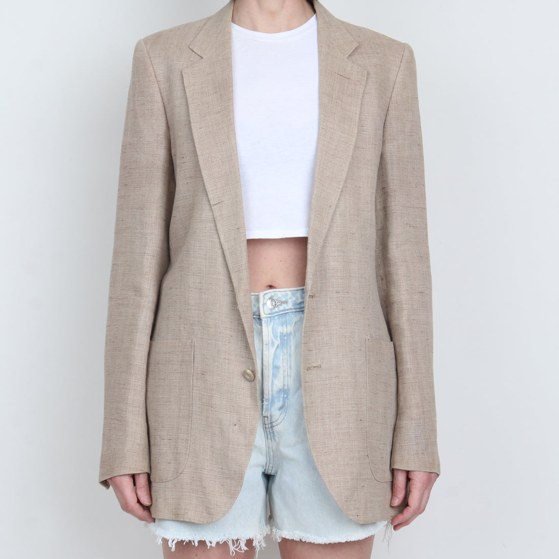 Yves Saint Laurent Linen Blazer