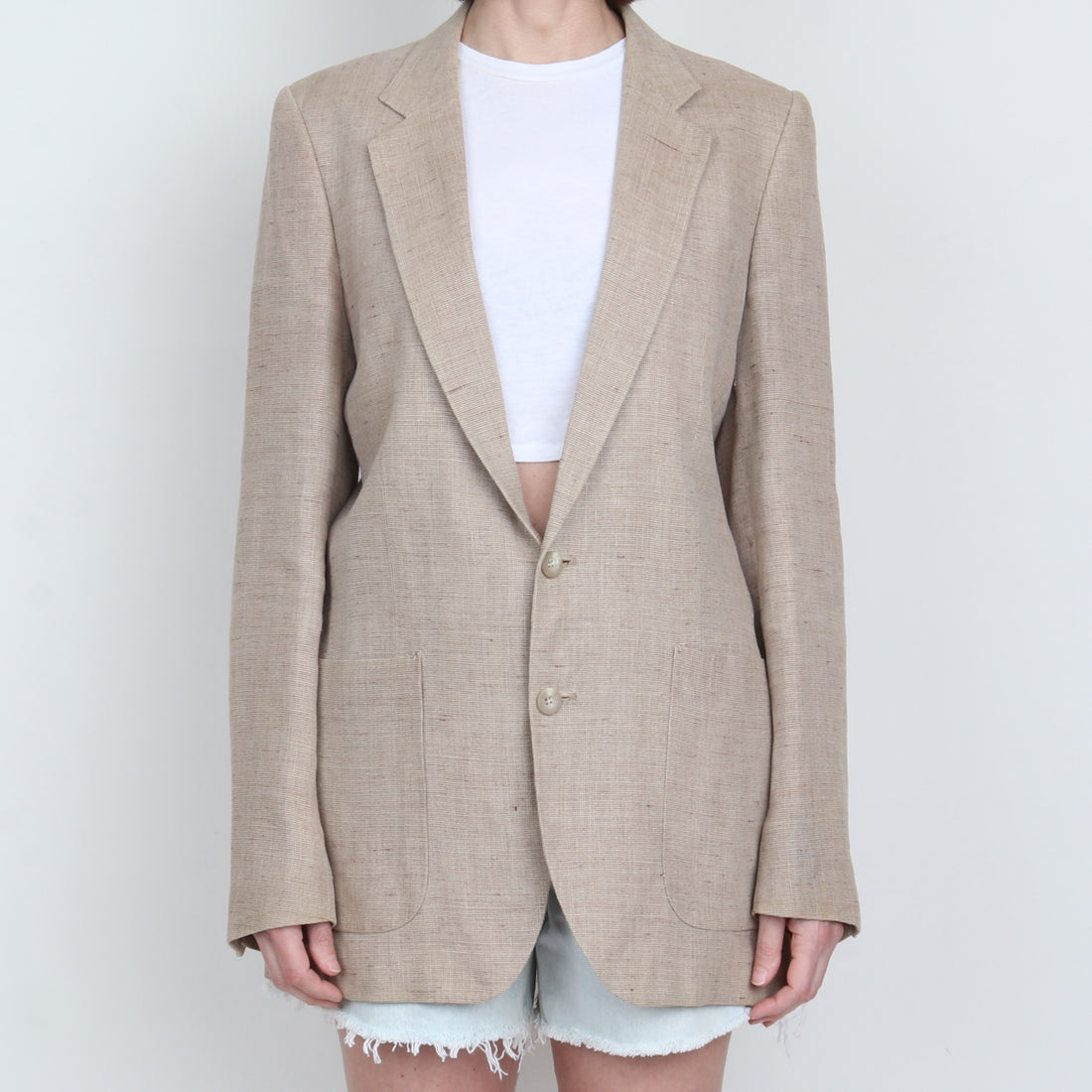 Yves Saint Laurent Linen Blazer