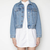 80s Cropped Denim Jacket