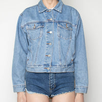 80s Cropped Denim Jacket