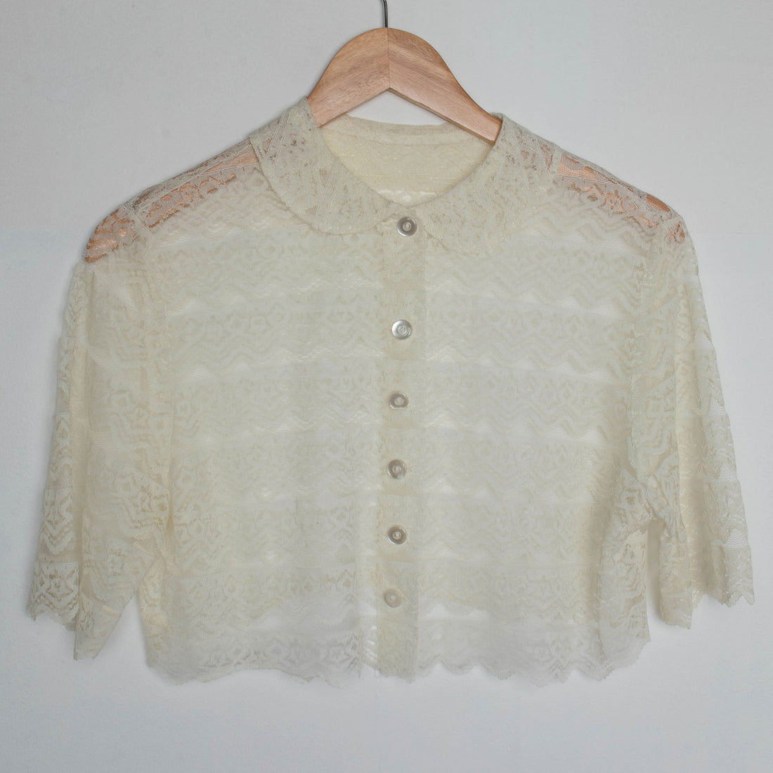 Antique Lace Crop Shirt