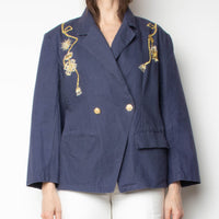 80s Nautical Blazer